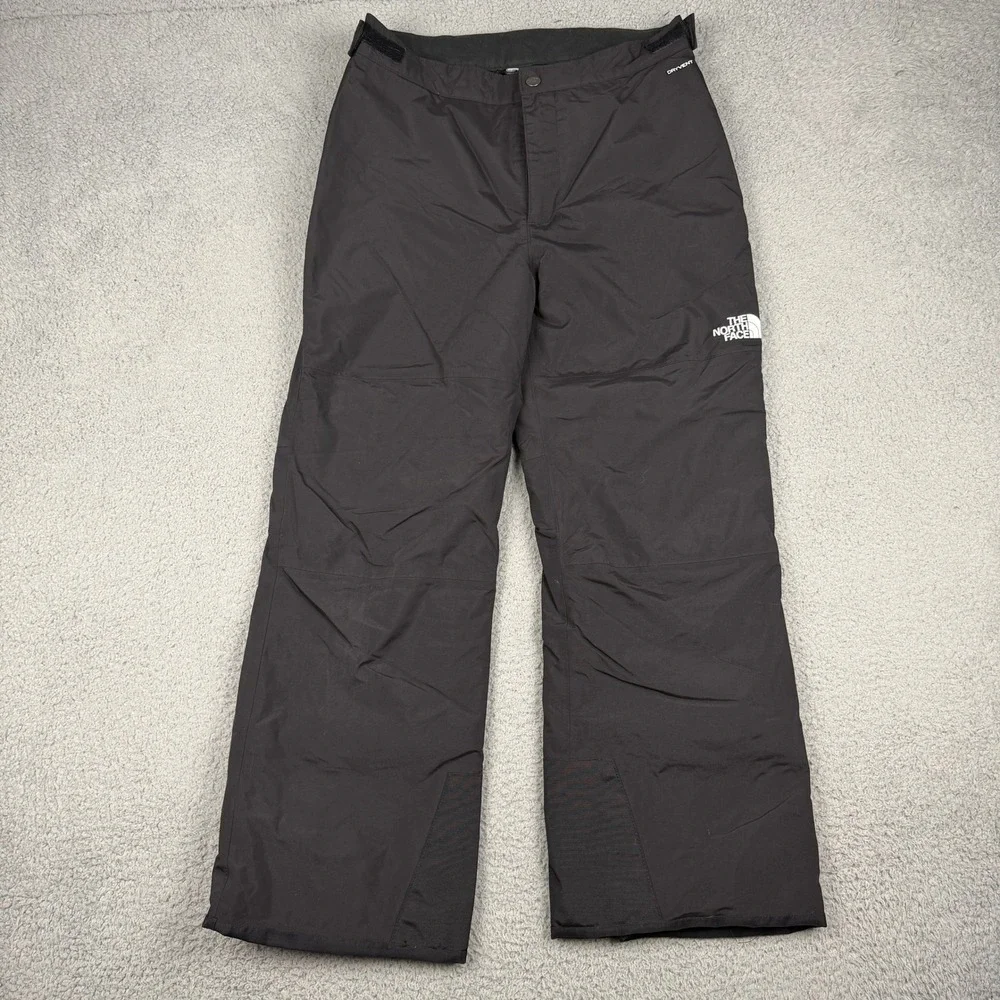 North Face Snow Pants Boys XL 14/16 Black Freedom Insulated E-Z Grow